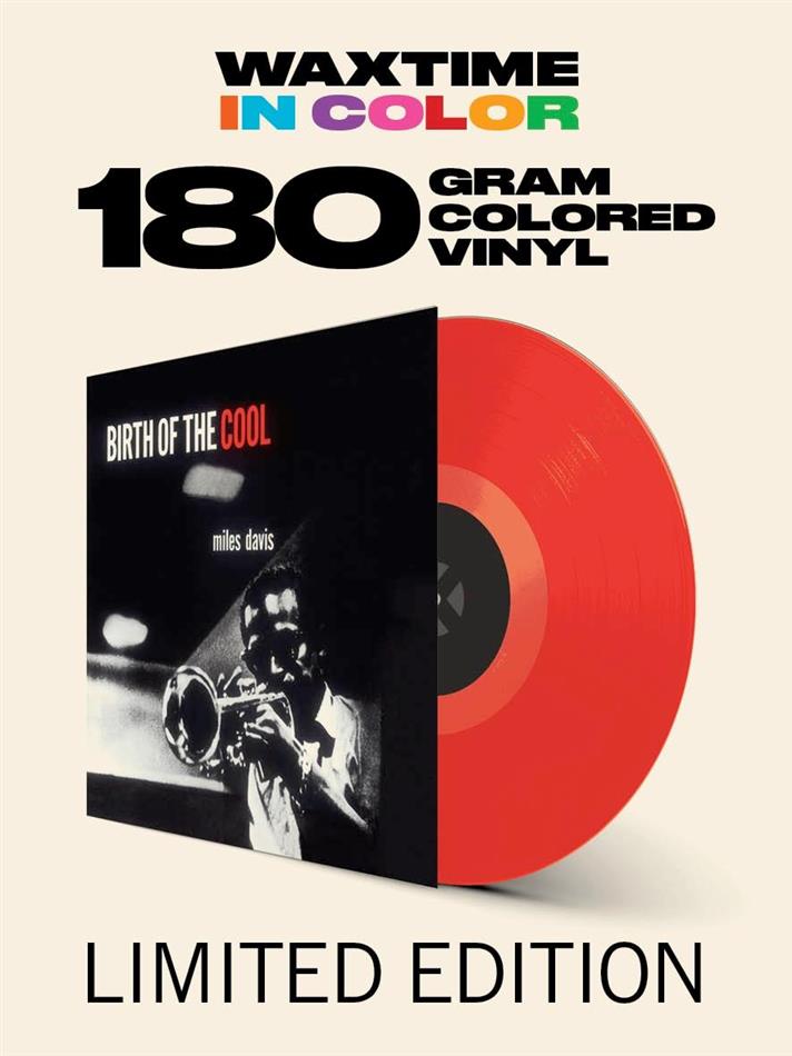 Miles Davis - Birth Of The Cool Waxtime, Transparent Red Vinyl, LP