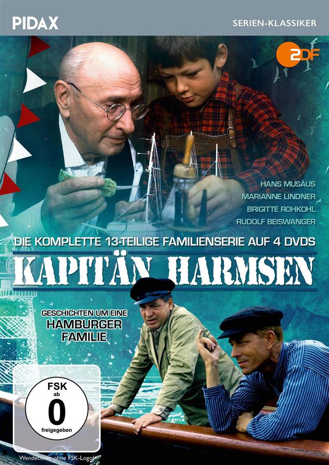 Kapitän Harmsen - Die komplette Serie Pidax Serien-Klassiker, 4 DVD