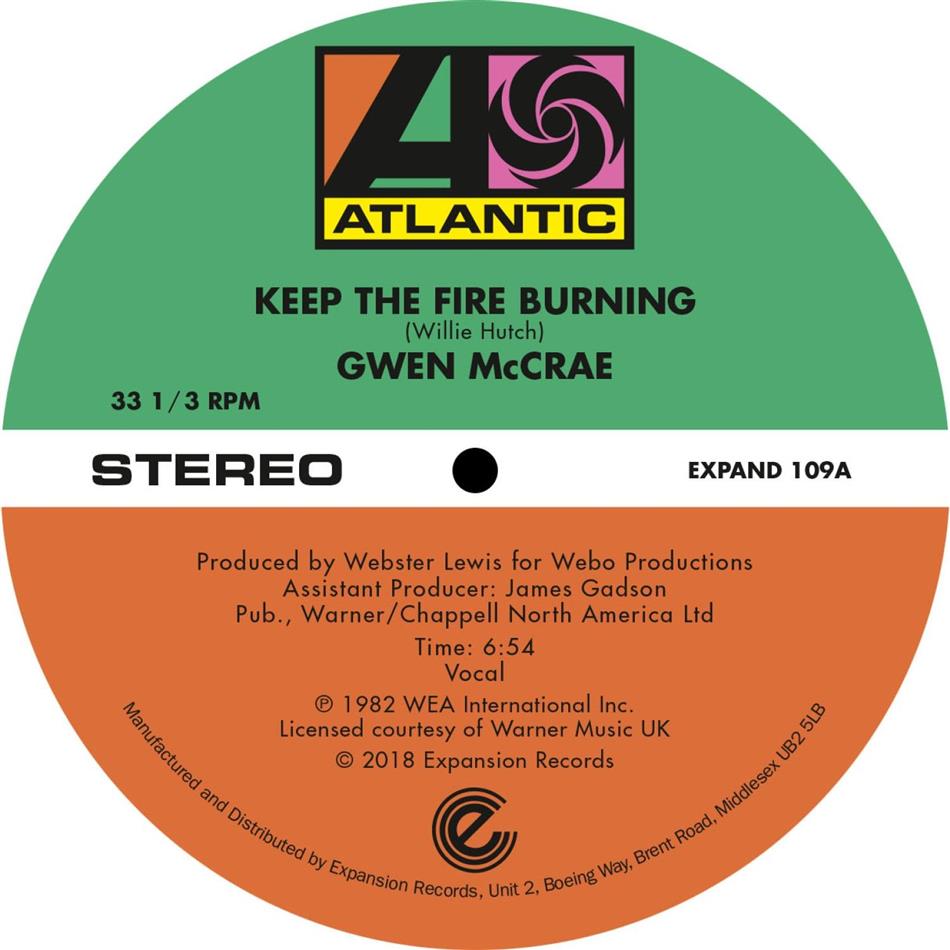 Gwen McCrae - Keep The Fire Burning / Funky Sensation LP