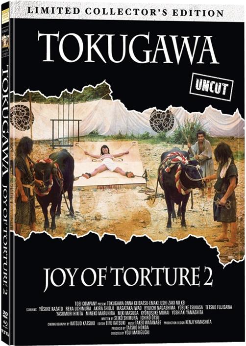 Tokugawa - Joy of Torture 2 (1976) Cover A, Limited Collector's Edition, Mediabook, Remastered, Uncut, Blu-ray + DVD