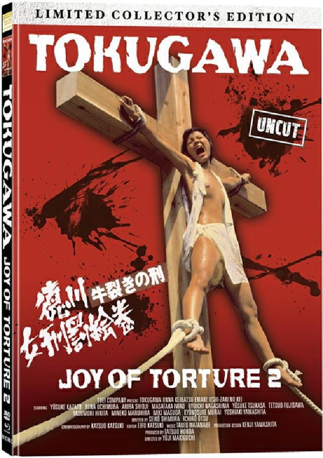 Tokugawa - Joy of Torture 2 (1976) Cover C, Collector's Edition, Limited Edition, Mediabook, Uncut, Blu-ray + DVD