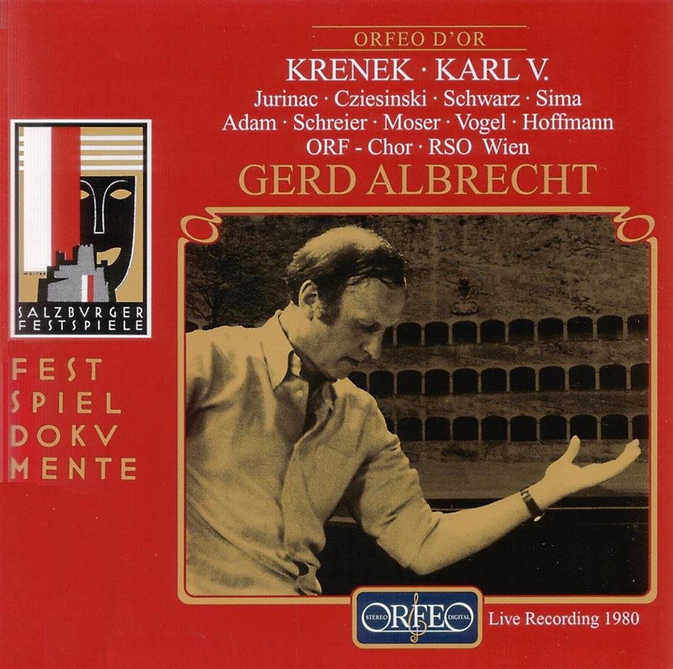 Sena Jurinac, Kristine Cziesinski, Peter Schreier, Theo Adam, Thomas Moser, … - Karl V. - Bühnenwerk in zwei Teilen op.73 2 CD