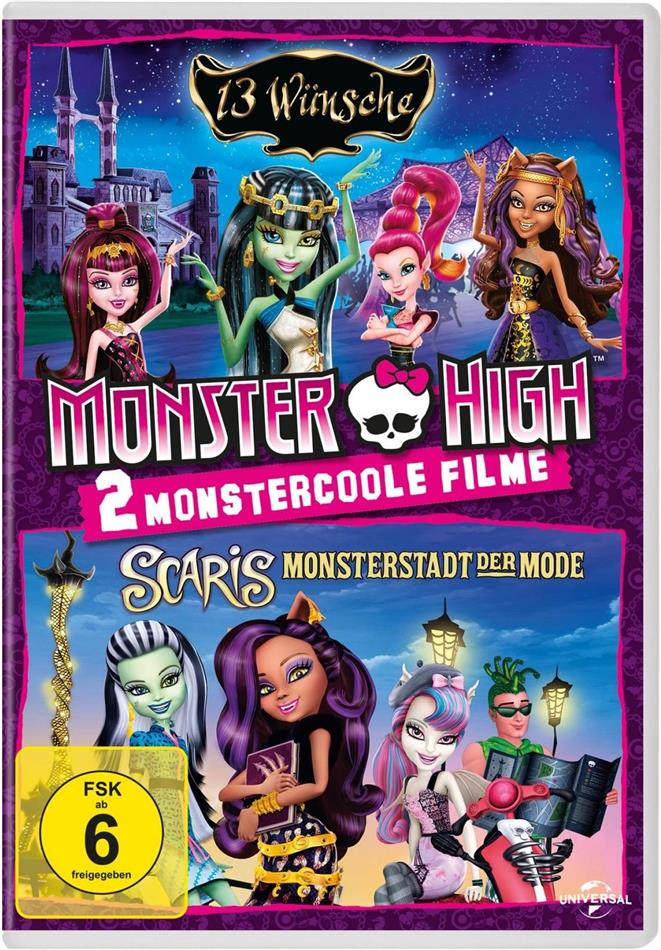 Monster High - 13 Wünsche / Scaris - Monsterstadt der Mode 2 DVD