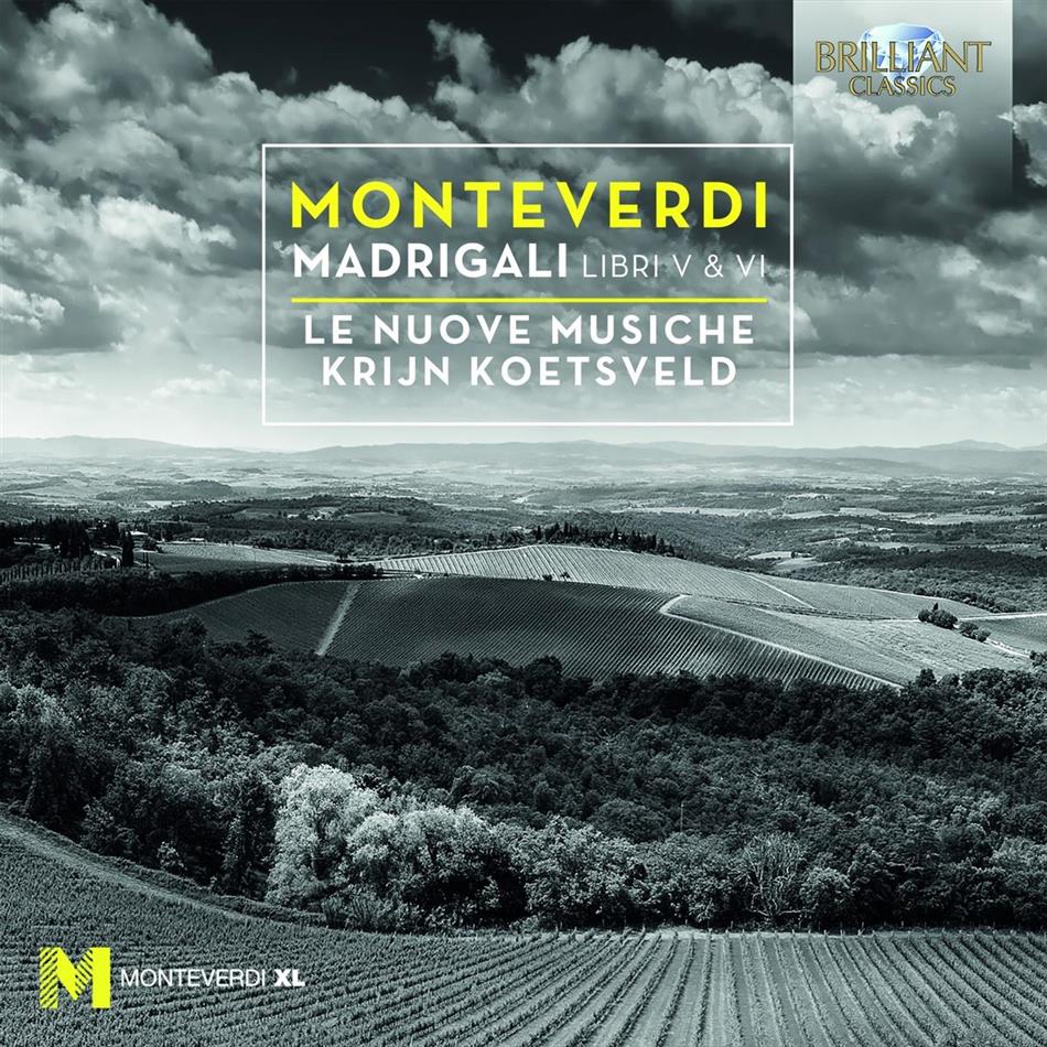Claudio Monteverdi (1567-1643), Krijn Koetsveld & Le Nuove Musiche - Madrigali Libri V & VI 2 CDs
