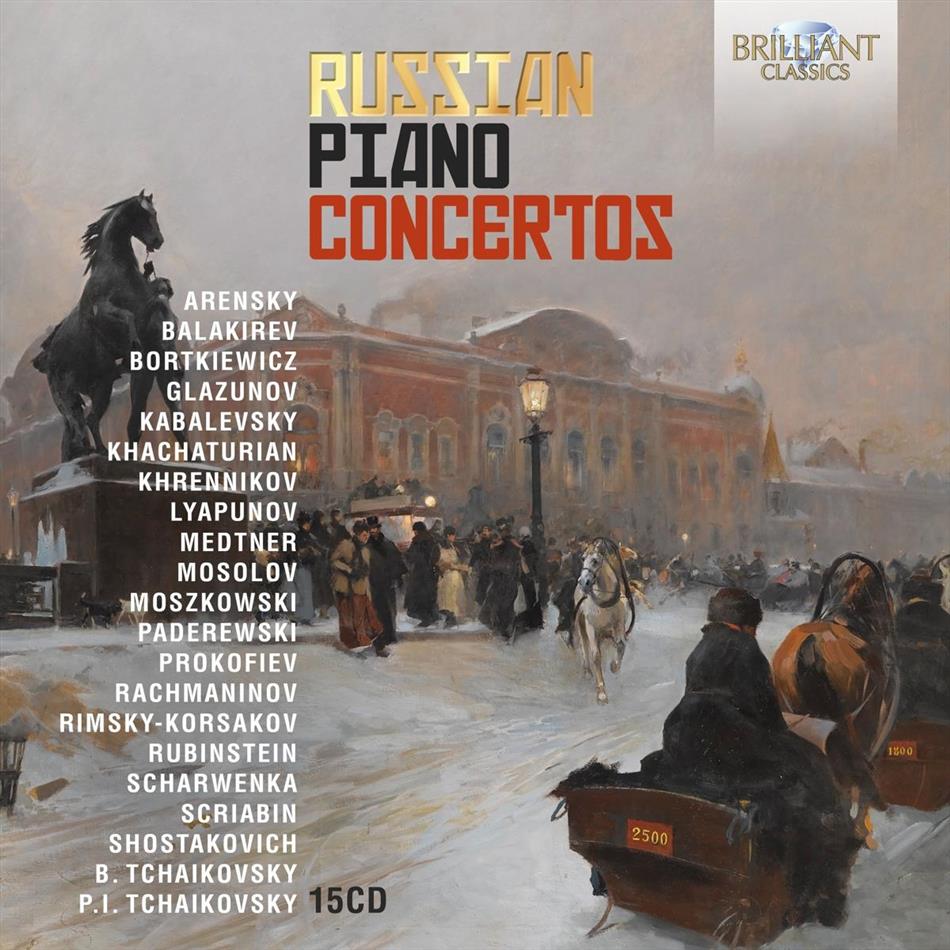 Russian Piano Concertos 15 CDs
