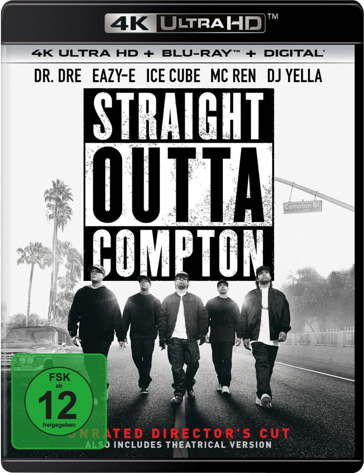 Straight Outta Compton (2015) Director's Cut, 4K Ultra HD + Blu-ray