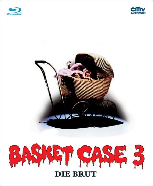 Basket Case 3 - Die Brut (1991) White Edition, Mediabook, Uncut, Blu-ray + DVD