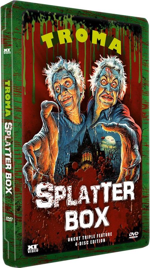 Troma Splatter Box - Triple Feature Steelcase, Lenticular, Uncut, 4 DVDs