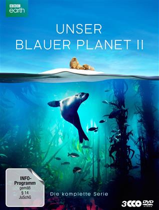 Unser blauer Planet 2 - Die komplette Serie (2017) (BBC Earth, Schuber, Digipack, Uncut, 3 DVDs)