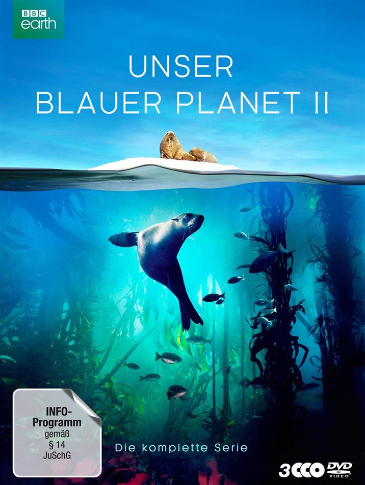 Unser blauer Planet 2 - Die komplette Serie (2017) BBC Earth, Slipcase, Digipack, Uncut, 3 DVDs