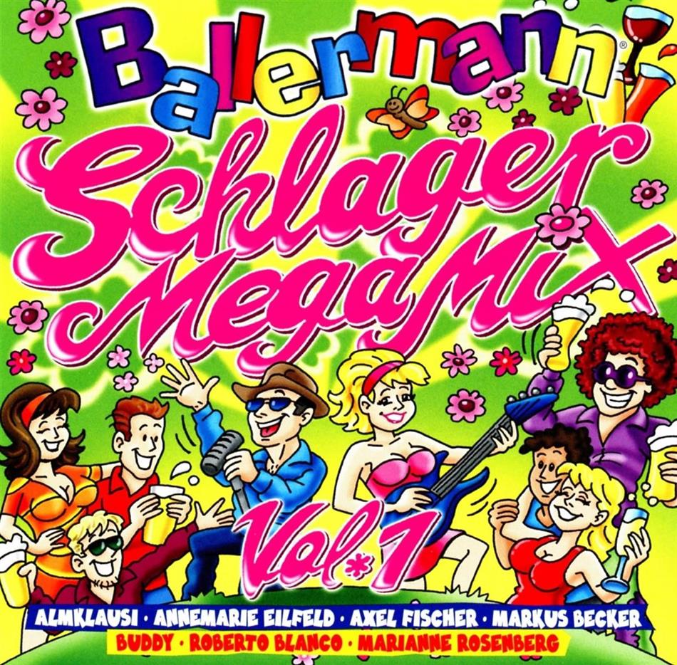 Ballermann Schlager Megamix 2018 Vol.1 2 CD