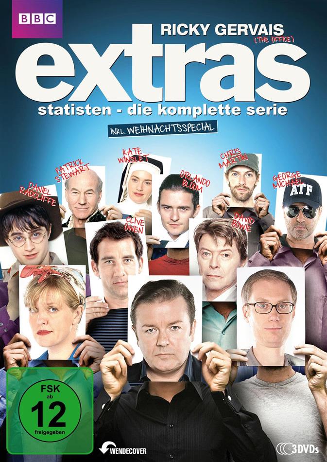 Extras - Statisten - Die komplette Serie inkl. Weihnachtsspecial 3 DVD
