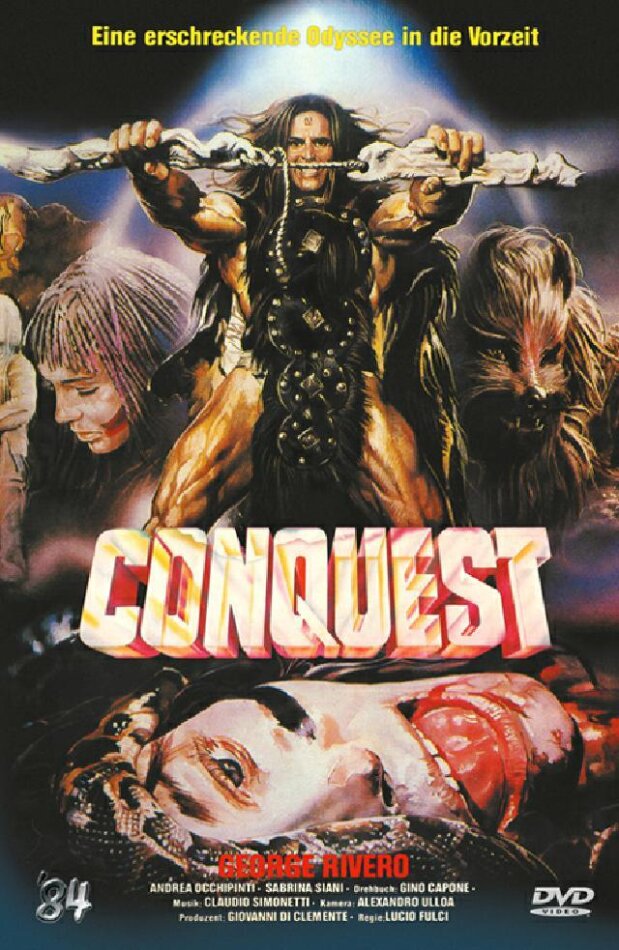 Conquest (1983) Grosse Hartbox, Cover A, Edizione Limitata, Uncut, 2 DVD + CD