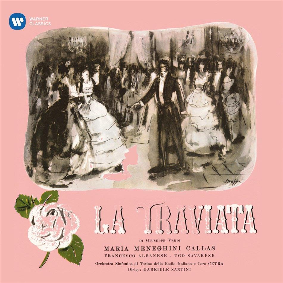 Gabriele Santini, Francesco Albanese, Ugo Savarese, Maria Callas & Orchestra Sinfonica Di Torino Della Radio Italiana - La Traviata - Studio 1953 3 LP