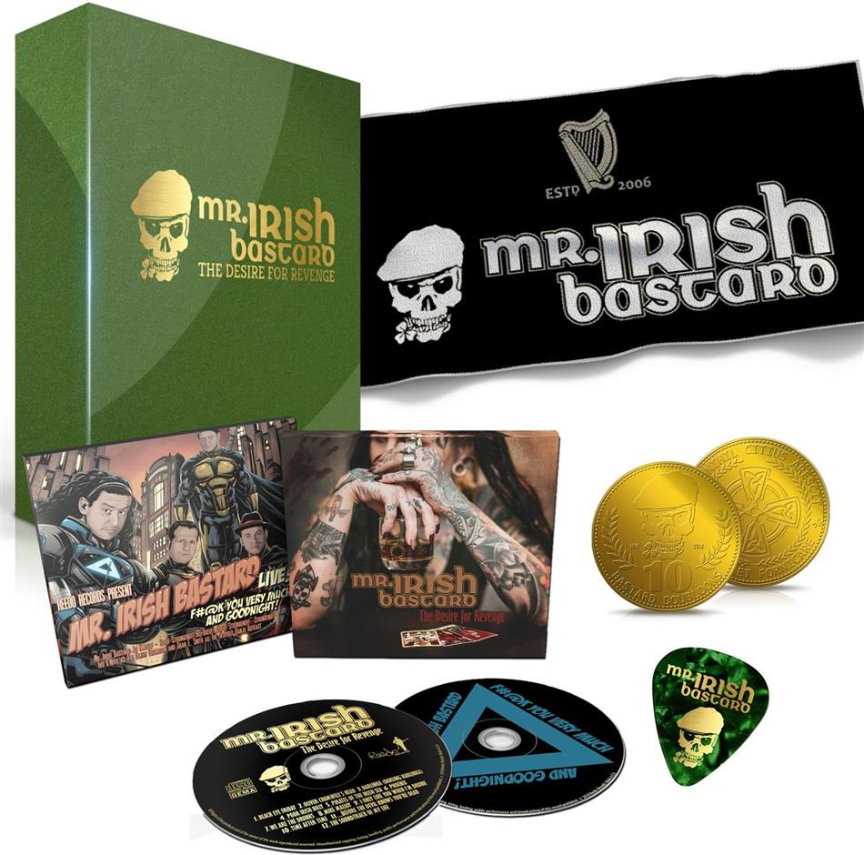 Mr. Irish Bastard - The Desire For Revenge Limited Boxset, Green Edition, 2 CDs