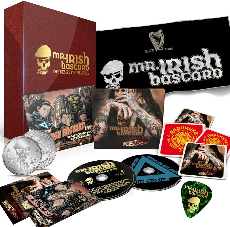 Mr. Irish Bastard - The Desire For Revenge Limited Boxset, Red Edition, 2 CDs