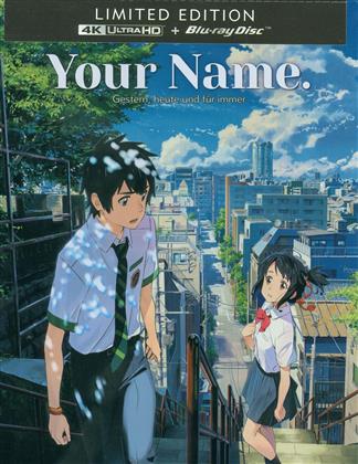 Your Name. - Gestern, heute und für immer (2016) (Limited Edition, Steelbook, 4K Ultra HD + Blu-ray)