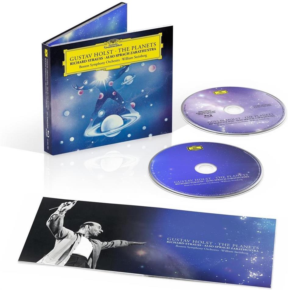 William Steinberg, Gustav Holst (1874-1934), Richard Strauss (1864-1949) & Boston Symphony Orchestra - Die Planeten / Also Sprach Zarathustra CD + Blu-ray