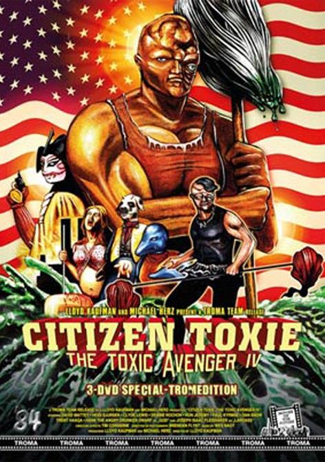 Citizen Toxie - The Toxic Avenger 4 (2000) Piccola Hartbox, Cover B, Edizione Limitata, Edizione Speciale, Uncut, 3 DVD