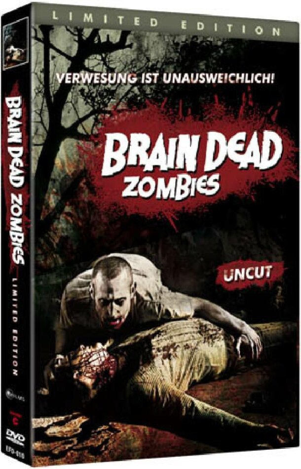 Brain Dead Zombies (2008) Grosse Hartbox, Cover C, Limited Edition, Uncut