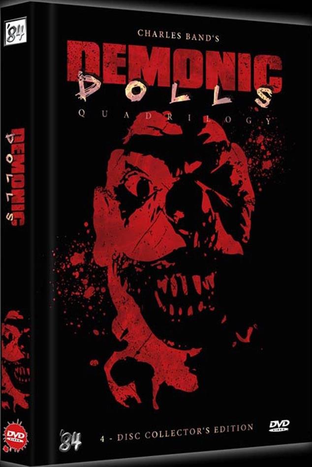 Demonic Dolls 1-4 - Quadrilogy Black Edition, Limited Edition, Mediabook, Uncut, 4 DVDs