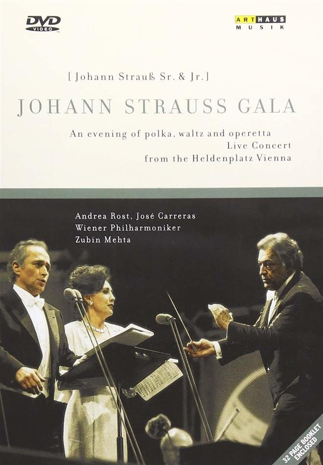 Wiener Philharmoniker, Zubin Mehta & José Carreras - Johann Strauss Gala Arthaus Musik