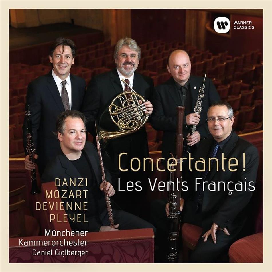 Les Vents Francais, Münchner Kammerorchester, Franz Danzi (1763-1826), Wolfgang Amadeus Mozart (1756-1791), … - Concertante! 2 CDs