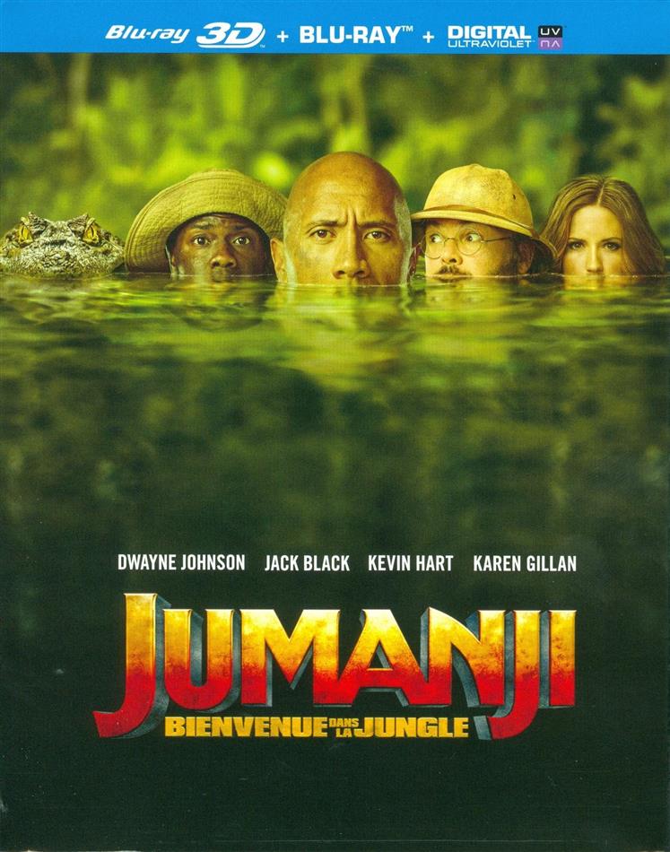 Jumanji - Bienvenue dans la jungle (2017) Blu-ray 3D + Blu-ray