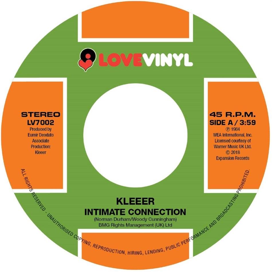 Kleeer - Intimate Connection / Tonight 7" Single