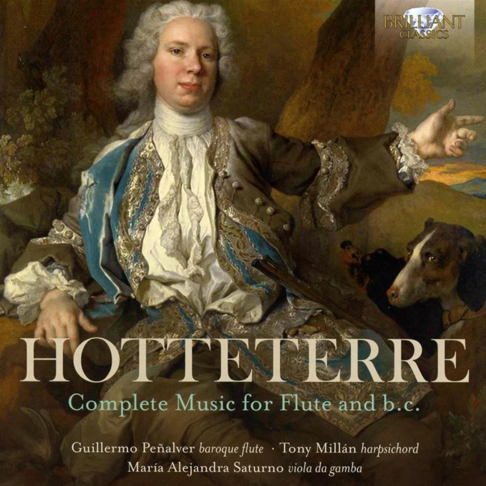 Jacques-Martin Hotteterre (1674-1763), Guillermo Penalver, Tony Millan & María Alejandra Saturno - Complete Music For Flute & B.c. 2 CDs