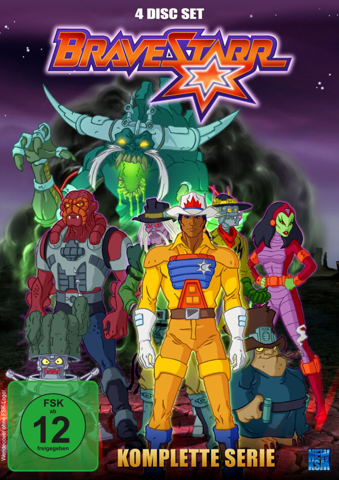 Bravestarr - Die Komplette Serie Neuauflage, 4 DVDs