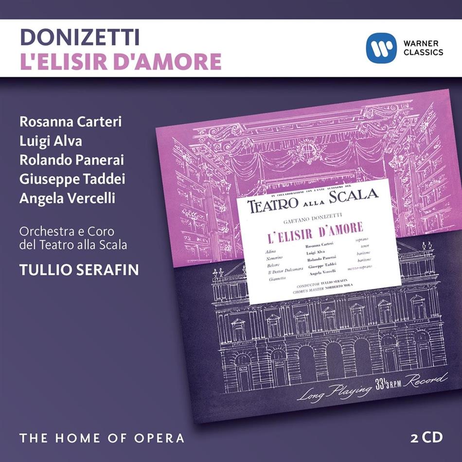 Carteri, Alva, Panerai, Tullio Serafin, … - Liebestrank (L'elisir d'amore) 2 CDs