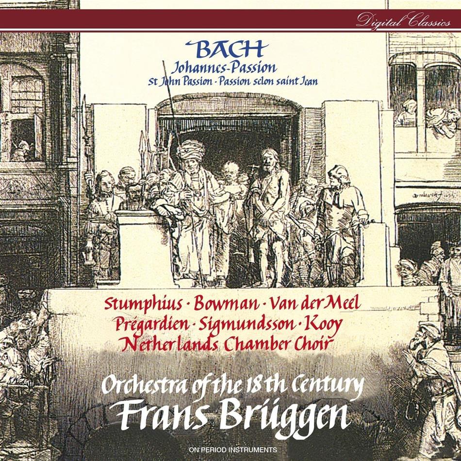 John Bowman, Christophe Prégardien, Johann Sebastian Bach (1685-1750), Frans Brüggen & Orchestra Of The 18th Century - Johannes-Passion 2 CD