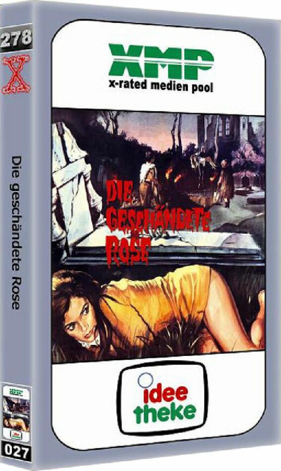 Die geschändete Rose (1970) Grosse Hartbox, Cover V, Uncut