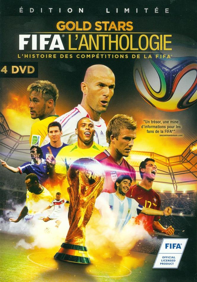 FIFA l'Anthologie - Gold Stars - L'histoire des compétitions de la FIFA Édition Limitée, 4 DVD
