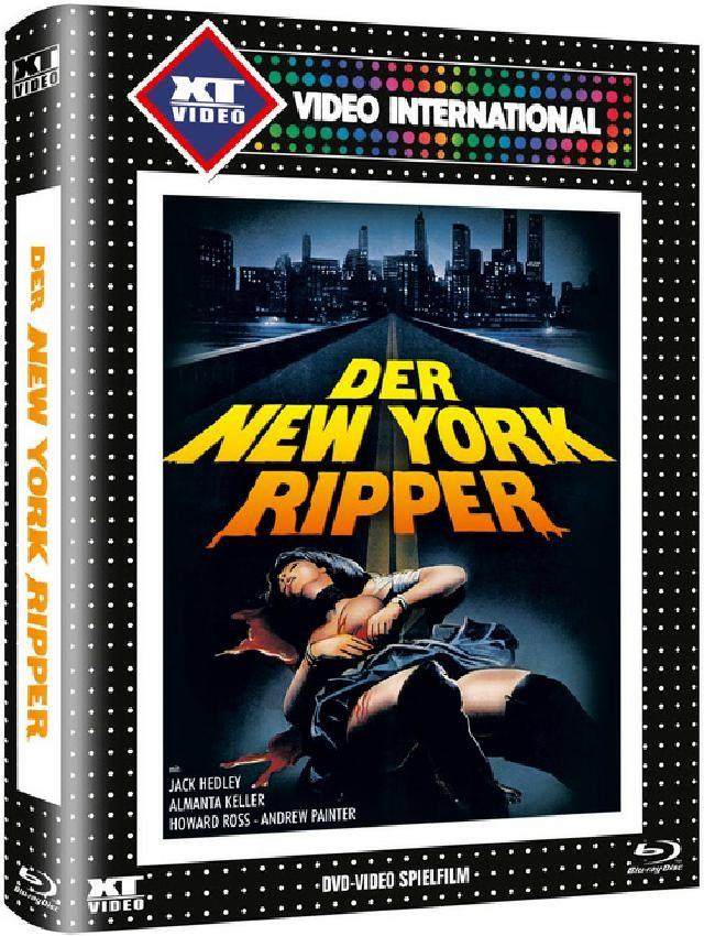 Der New York Ripper (1982) Cover A, Kleine Hartbox, Limited Edition, Uncut
