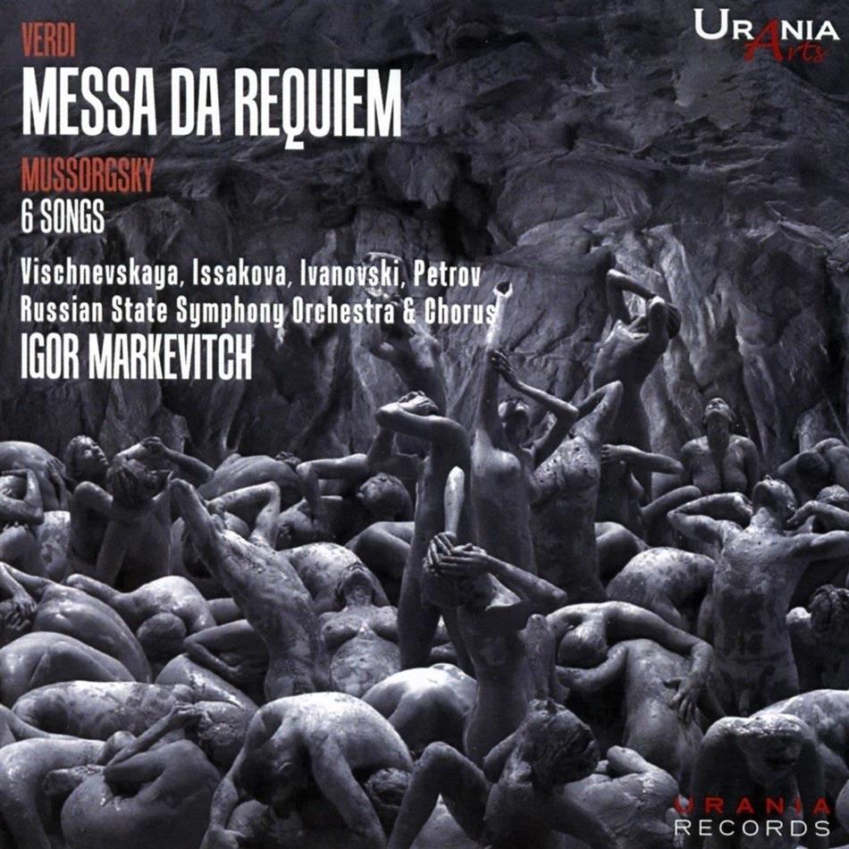 Giuseppe Verdi (1813-1901), Modest Mussorgsky (1839-1881), Igor Markevitch, Galina Viscnjevskaja, … - Messa Da Requiem / Sechs Lieder - Aufnahmen Von 1952 & 1960 2 CDs