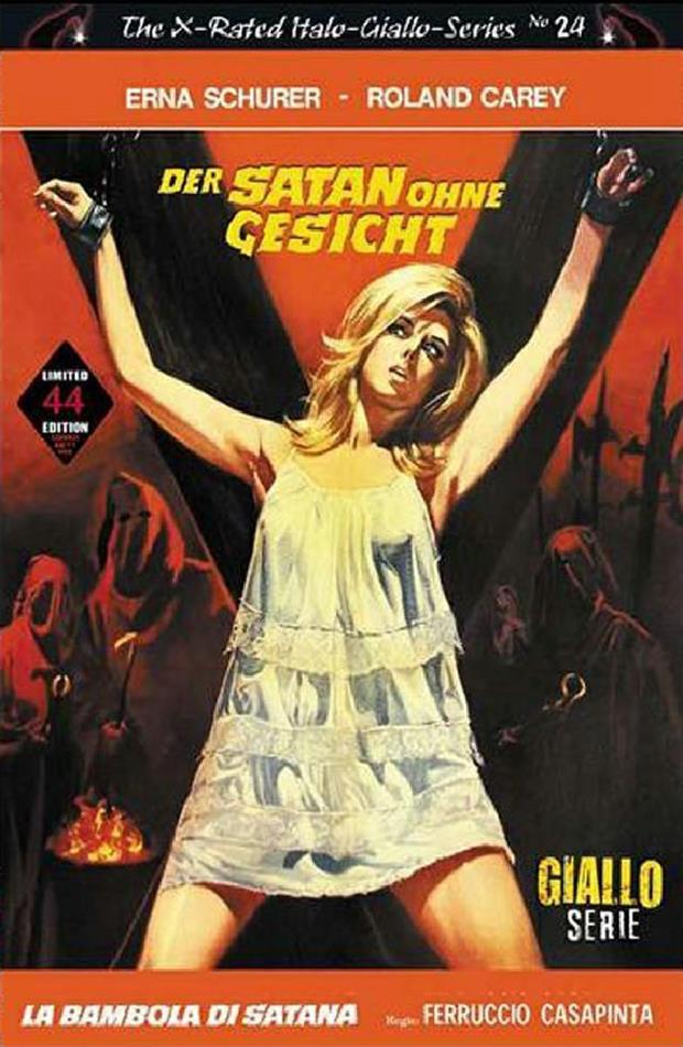 Der Satan ohne Gesicht (1969) Grosse Hartbox, The X-Rated Italo-Giallo-Series, Giallo Serie, Limited Edition, Uncut, Blu-ray + 2 DVDs