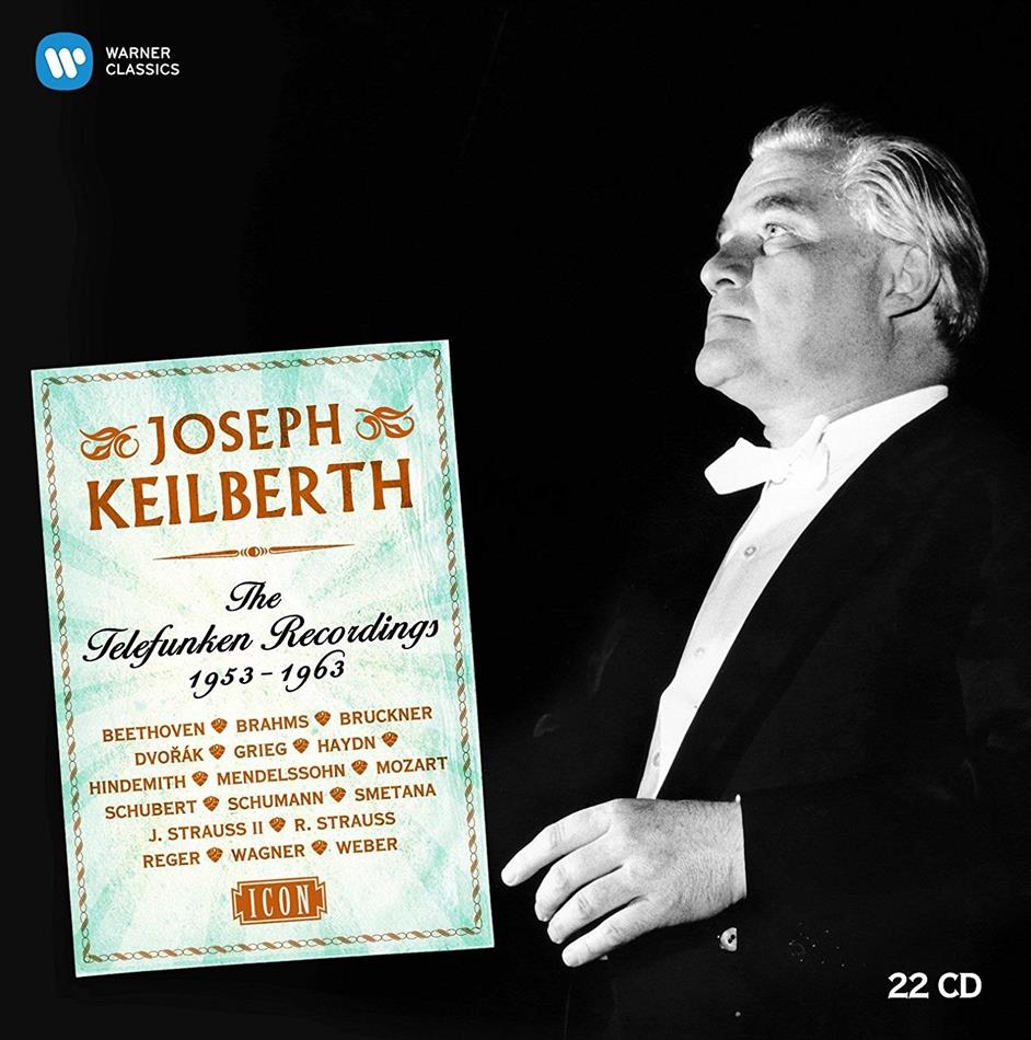 Joseph Keilberth, Ludwig van Beethoven (1770-1827), Johannes Brahms (1833-1897), Anton Bruckner (1824-1896) & + - Icon: Joseph Keilbert-Telefunken Recordings 1953-63 22 CDs