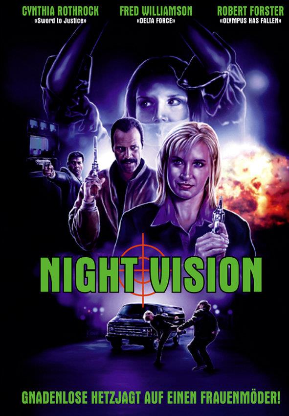 Night Vision (1997) Cover A, Limited Edition, Mediabook, Uncut, Blu-ray + DVD