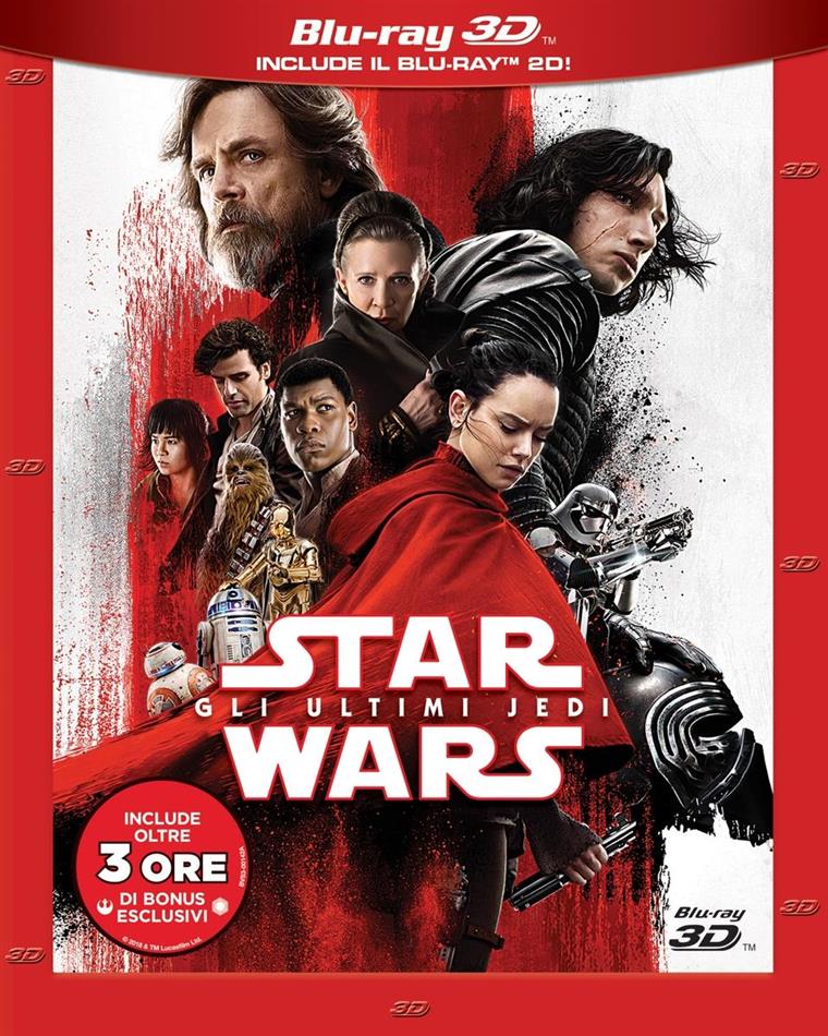Star Wars - Episode 8 - Gli ultimi Jedi (2017) Blu-ray 3D + 2 Blu-ray