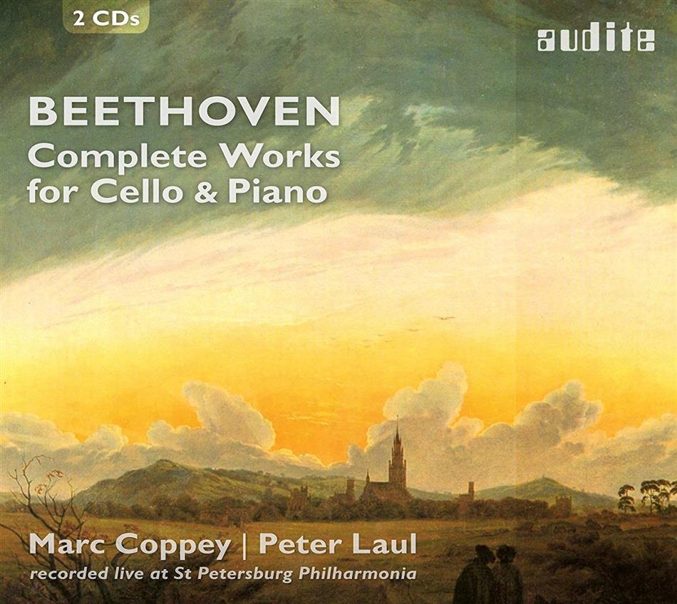 Ludwig van Beethoven (1770-1827), Marc Coppey & Peter Laul - Sämtliche Werke Für Cello & Klavier - Complete Works For Cello & Piano 2 CD