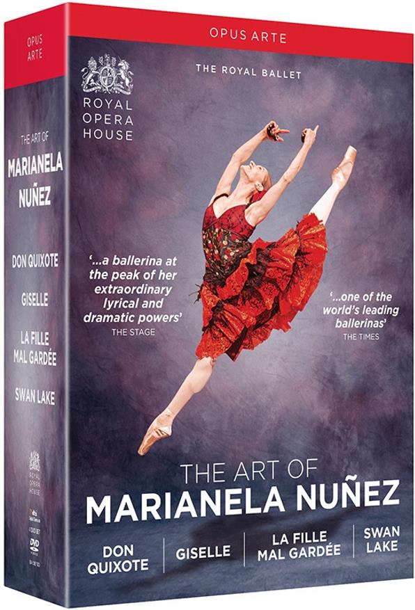 Marianela Nunez - The Art of Marianela Nunez - Don Quixote / Giselle / La fille mal gardée / Swan Lake Opus Arte, 4 DVDs