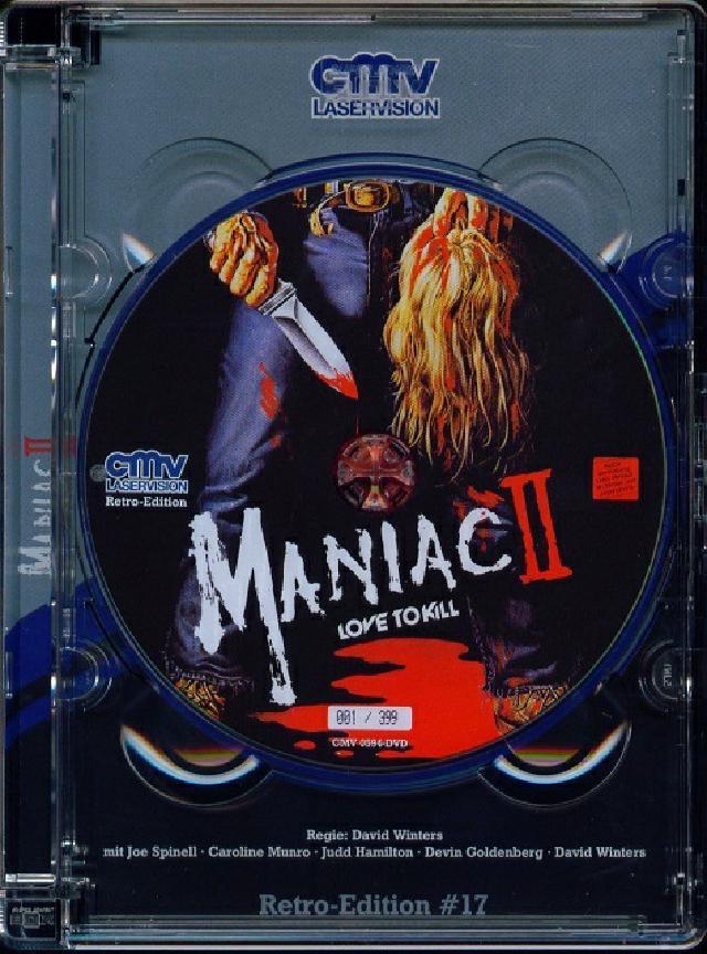 Maniac 2 - Love to Kill (1982) Retro Edition, Jewel Case, Limited Edition, Uncut