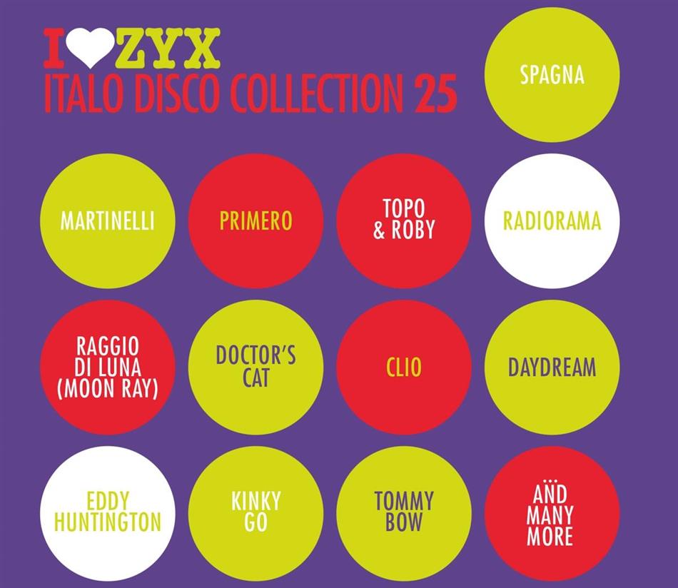 ZYX Italo Disco Collection - Vol. 25 3 CDs