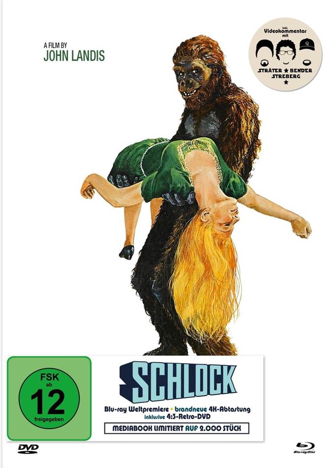 Schlock (1973) Limited Edition, Mediabook, Uncut, Blu-ray + DVD