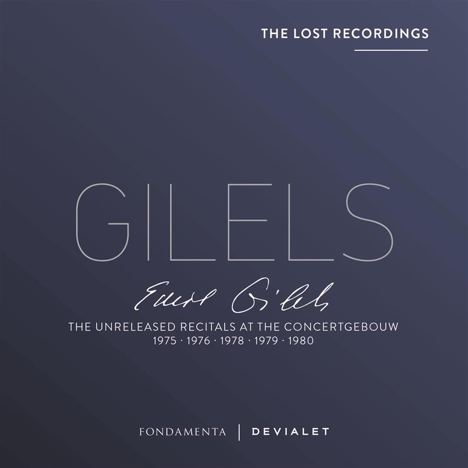 Emil Gilels - Unreleased Recitals At The Concertgebouw - 1975 - 1976 - 1978- 1979 - 1980 - The Lost Recordings 5 CDs