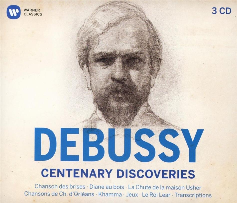 Ensemble Les EssentiElles, Claude Debussy (1862-1918), Jean-Pierre Armengaud & Philippe Cassard - Centenary Discoveries 3 CDs