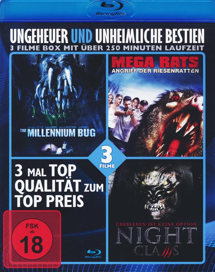 Ungeheuer und unheimliche Bestien - The Millenium Bug / Mega Rats - Angriff der Riesenratten / Night Claws