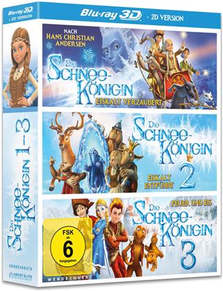 Die Schneekönigin 1-3 (3 Blu-ray 3D (+2D))